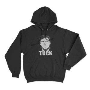 TUCK Portrait Hoodie Black