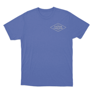 Tucker Carlson Show T Shirt Blue